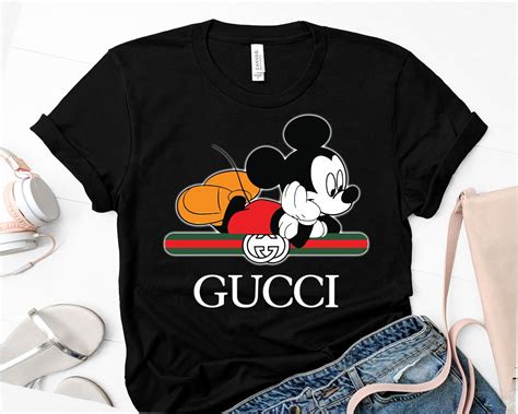 cover gucci disney|mickey mouse wearing gucci.